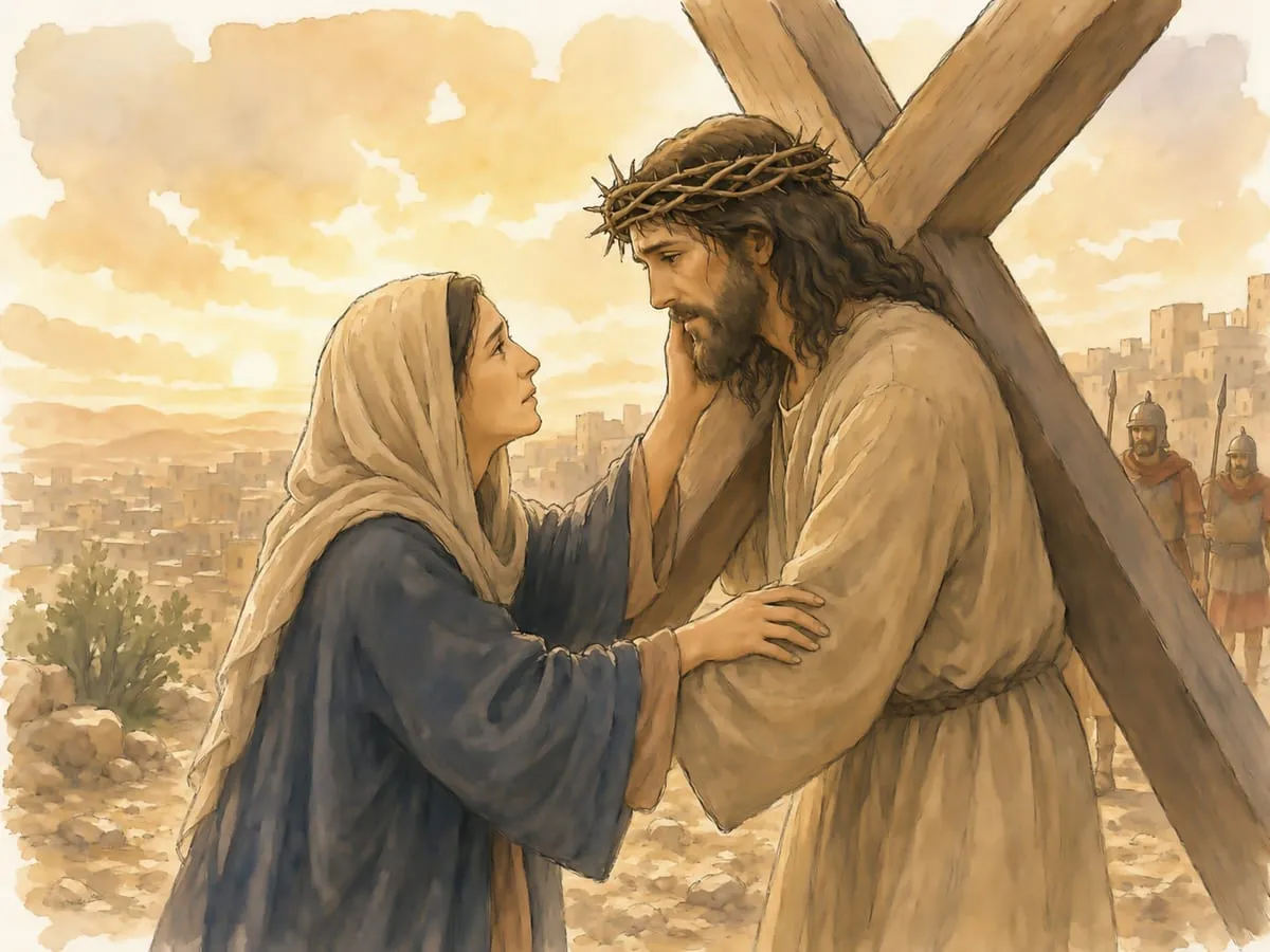 Estación 4: Jesús encuentra a su Madre