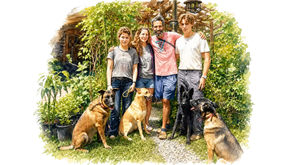 Laura, Emy, Luca y Mia, la familia que hace MiRezo